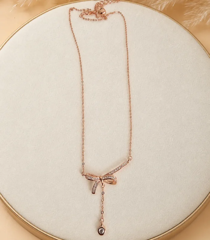 Elegant Bow Pendant