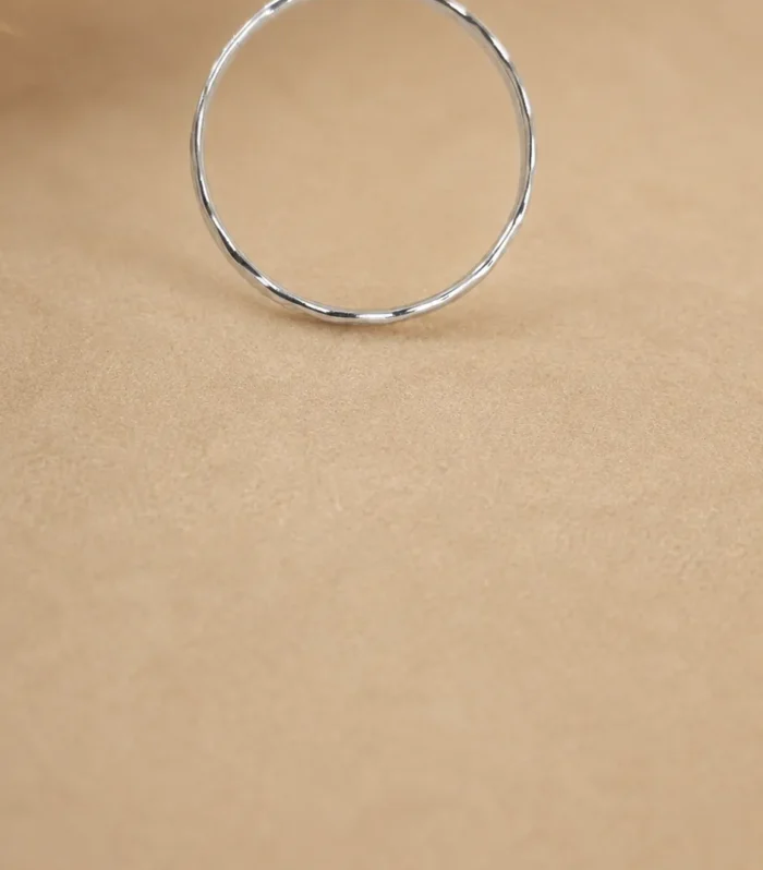 Silver Edge Ring